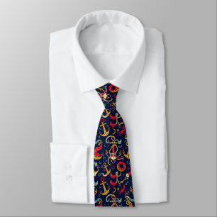 Nautical Pattern Tie