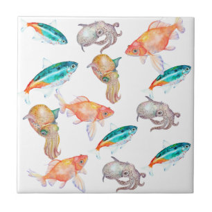 Nautical pattern tile