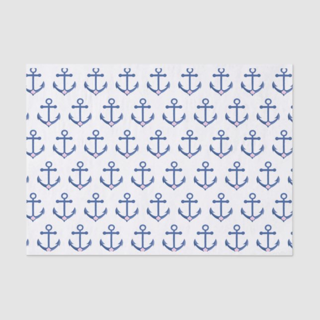 Nautical Pattern  Tissue Paper (Front)
