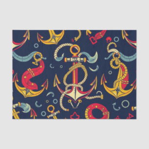 Nautical Pattern Tissue Paper