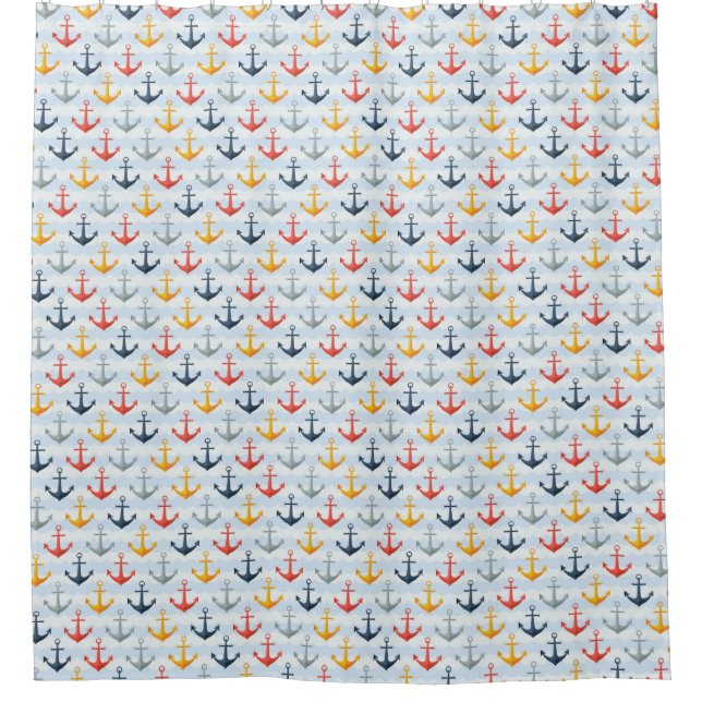 Nautical Pattern with Anchors (Front)