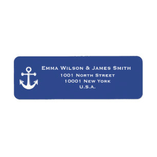 Nautical Personalized Return Address Labels