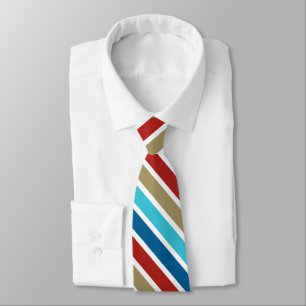 Nautical Pin Striped Design Tie