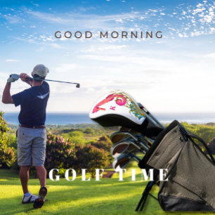 Nautical Pink White Marine Seahorse  Golf Head Cover