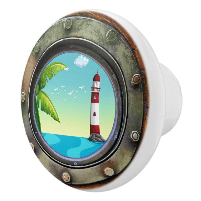 Nautical Porthole Drawer Knobs (Right)