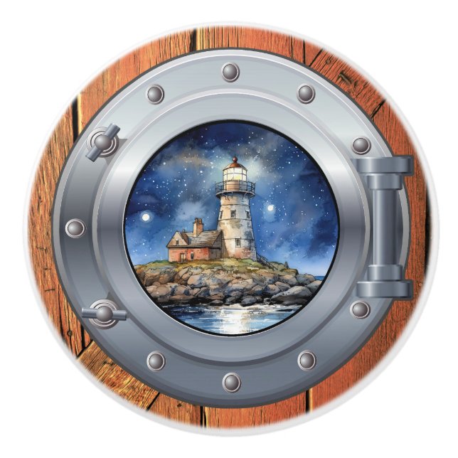 Nautical Porthole Drawer Knobs (Front)