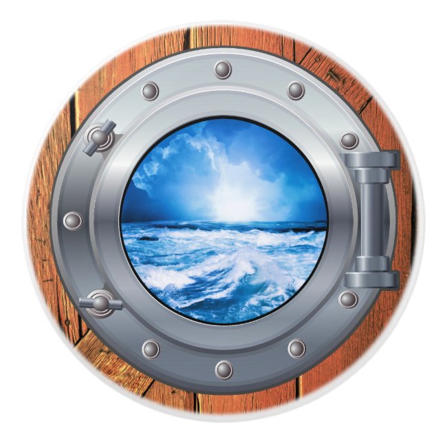 Nautical Porthole Drawer Knobs (Front)
