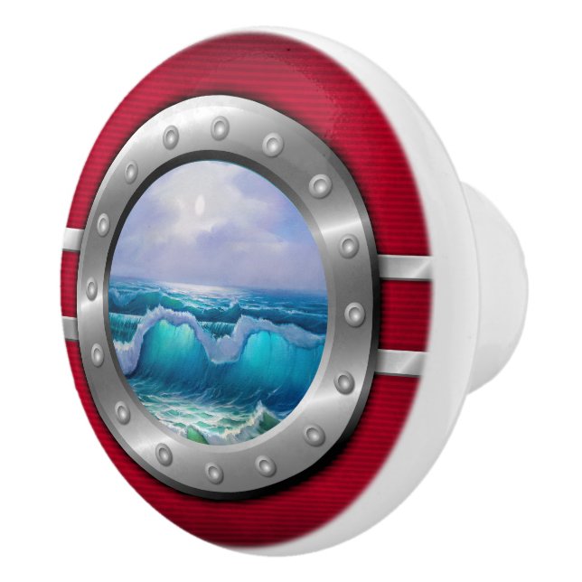 Nautical Porthole Drawer Knobs (Right)