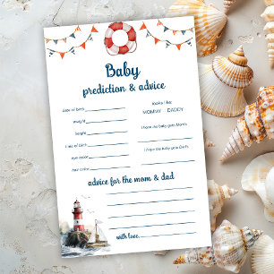 Nautical Prediction and Advice Game Card