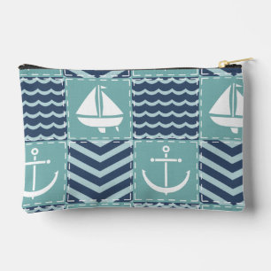 Nautical Quilt Accessory Pouch