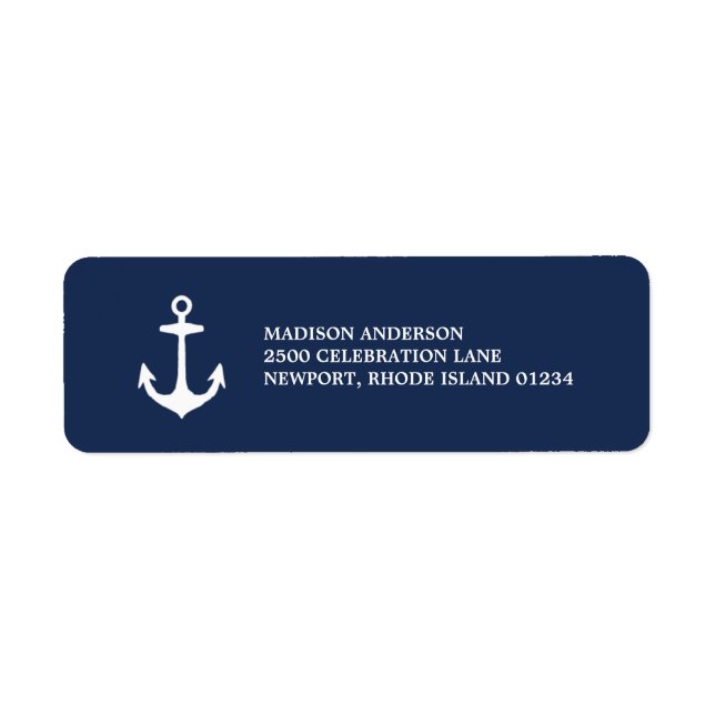 Nautical | Return Address Label (Front)