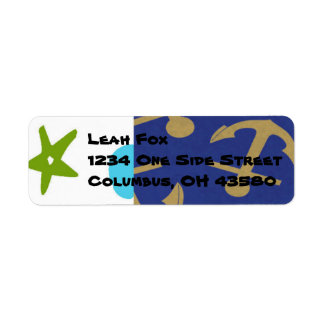 Nautical Return Address Labels