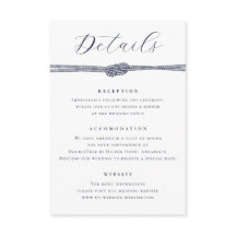 Nautical Rope Knot Elegant Details Wedding