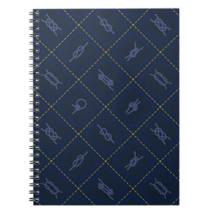 Nautical Rope Knot Pattern Notebook