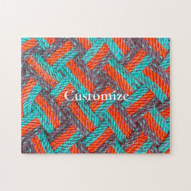 Nautical Rope Mat Thunder_Cove Jigsaw Puzzle (Horizontal)