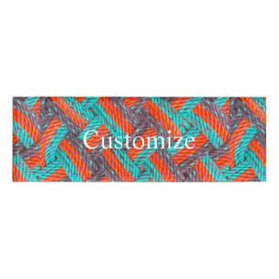 Nautical Rope Mat Thunder_Cove Name Tag
