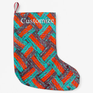 Nautical Rope Mat Thunder_Cove Small Christmas Stocking