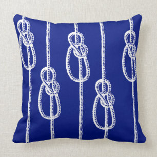 Nautical Ropes Throw Pillow