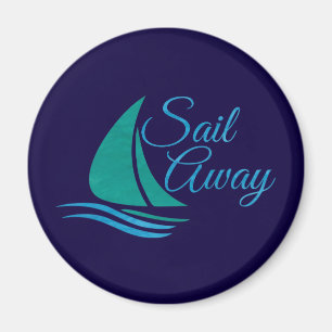 Nautical Sail Away Magnet
