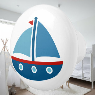 Nautical sailboat door and drawer pull knobs