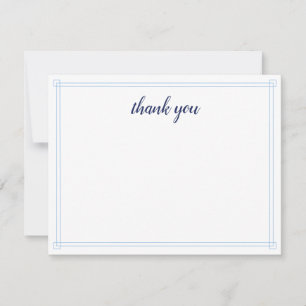 Nautical Sailboat Flat Thank You Cards