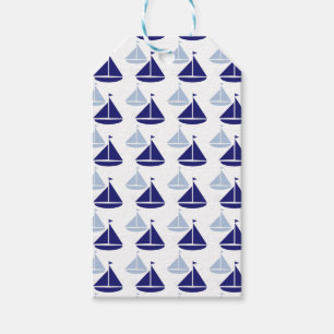 Nautical Sailboats Gift Tags