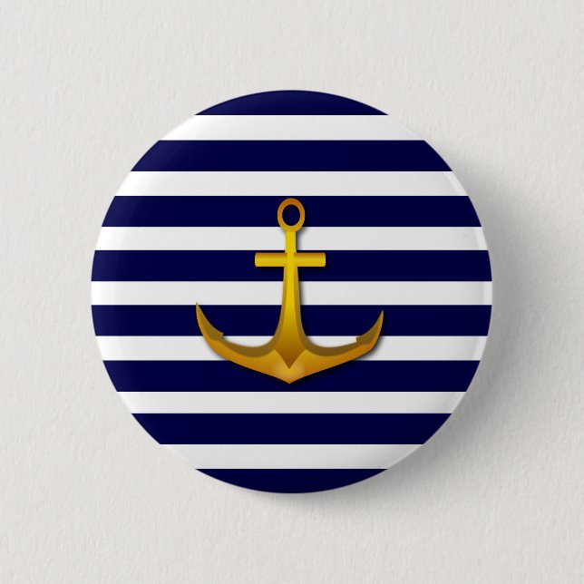 Nautical Sailor Button (Front)