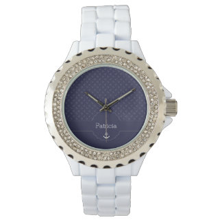 Nautical Sailor Captain Name Gifts Watch