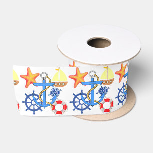 Nautical Satin Ribbon
