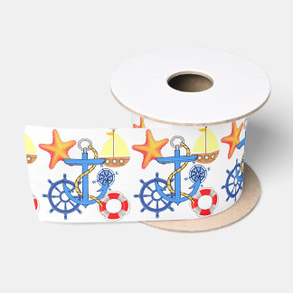Nautical Satin Ribbon