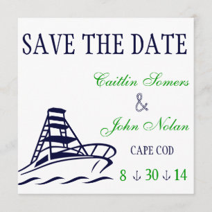 Nautical Save the Date Wedding