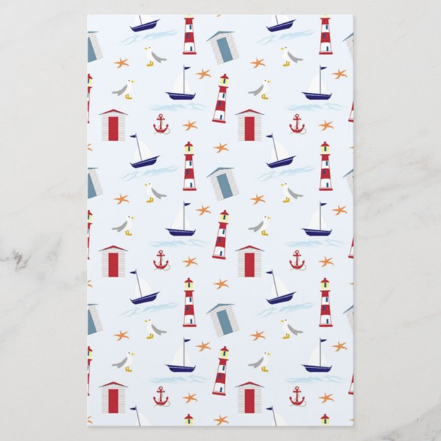 Nautical Scrapbook Paper (Front)