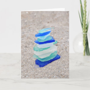 Nautical Sea Glass Tree Card