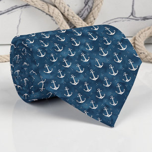 Nautical Sea Life Custom Necktie