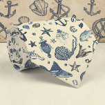 Nautical Sea Life Custom Necktie<br><div class="desc">This custom necktie features a vibrant nautical sea life design. Perfect for adding a touch of the ocean to any outfit, this tie makes a great gift for dads, grandfathers, or anyone who loves the sea. The unique pattern showcases a variety of marine creatures in a stylish and eye-catching way....</div>