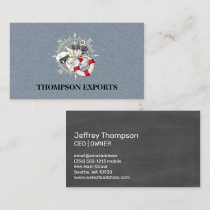 Nautical   Sea Marine   Shipping Business Card