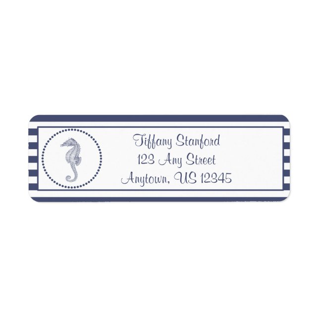 Nautical Seahorse | Personalized (Front)