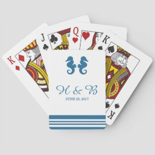 Nautical Seahorse Playing Cards