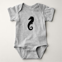 nautical SEAHORSE silhouette