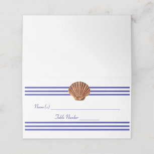 Nautical Seashell - Escort Card
