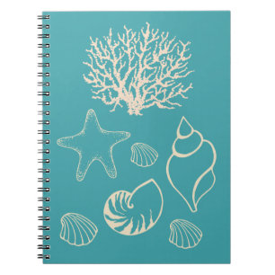 Nautical Seashell Notebook