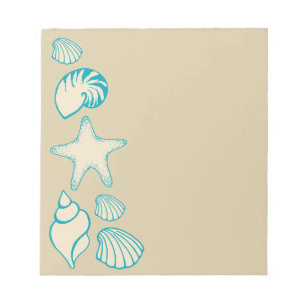 Nautical Seashell Notepad