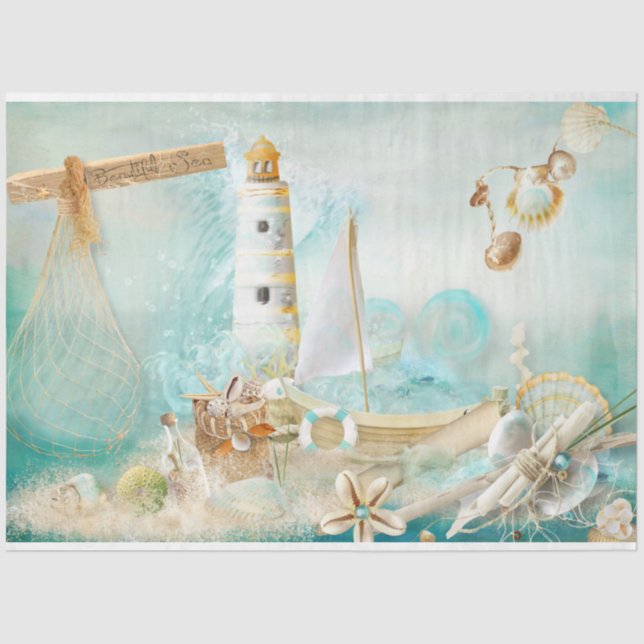 Nautical Series Design 11 Tissue Paper (Front)