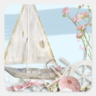 Nautical Series Design 3  Square Sticker