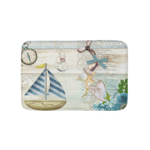 Nautical Series Design 5  Bath Mat