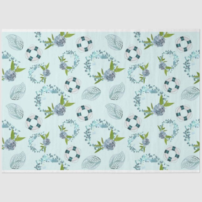 Nautical Series Design 8 Tissue Paper (Front)