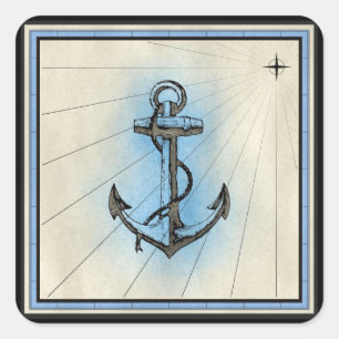 nautical ship anchor stickers