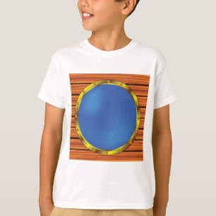 Nautical Ship Porthole Window with Blue Water T-Shirt
