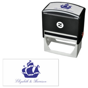 Nautical Ship Self-inking Stamp