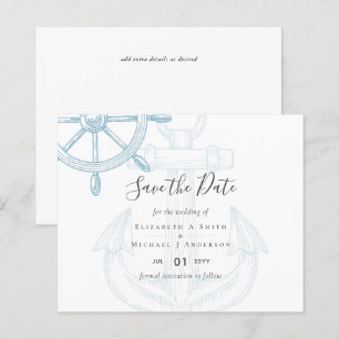 Nautical Ships Wheel Wedding